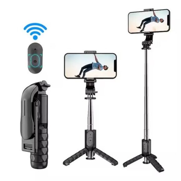 Selfie Stick/Tripod - Bluetooth Connectivity - Picture 1 of 7